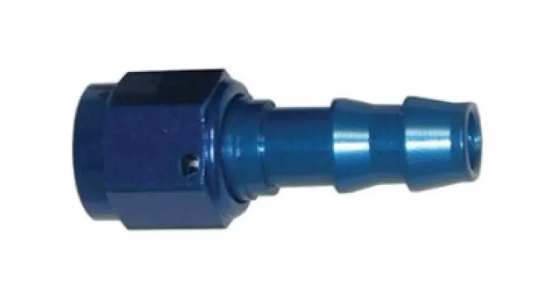 Wilwood Fitting Straight -6 Swivel To 3/8 Hose Barb Aluminum 1