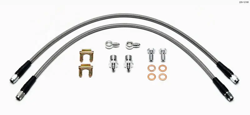Wilwood Flexline Kit D52 Caliper 22In W/ Banjo 10Mm -3/8-24 Chassis 1