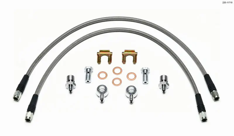 Wilwood Flexline Kit D52 Caliper 22In W/ Banjo 7/16-20 1