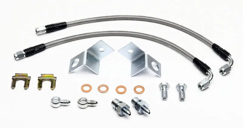 Wilwood Flexline Kit Rear 2005-08 Ford Mustang W/ Combination Parking Brake Caliper 1