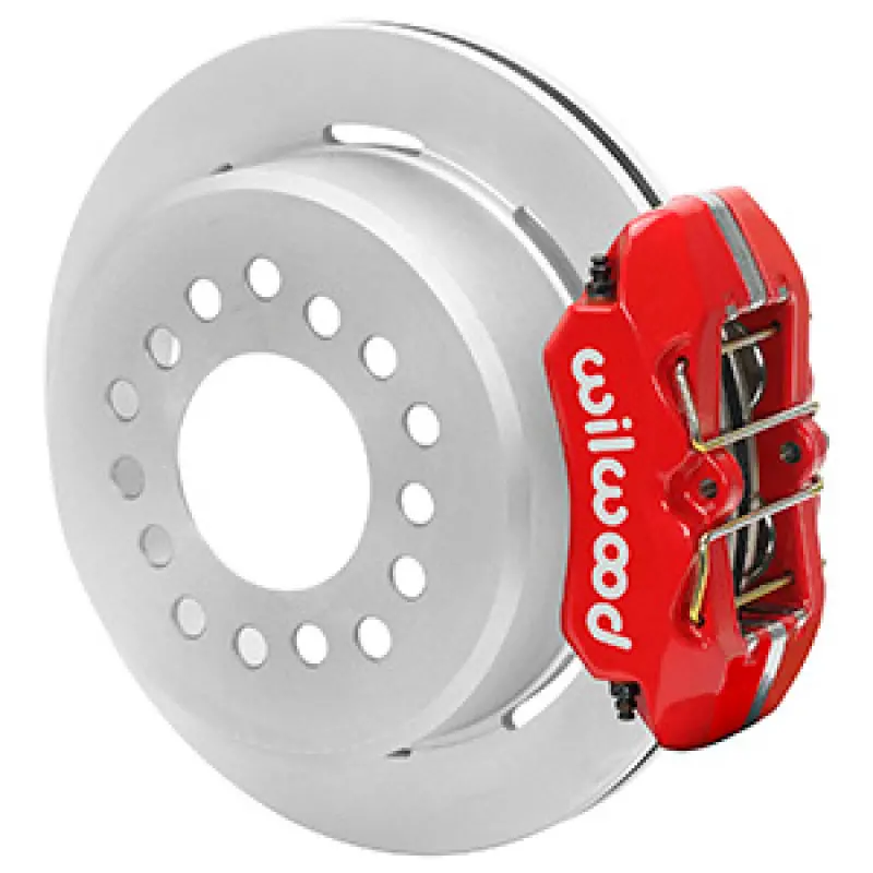 Wilwood Ford Explorer 8.8In Rear Axle Dynapro Disc Brake Kit 11In Rotor -Red Caliper 1
