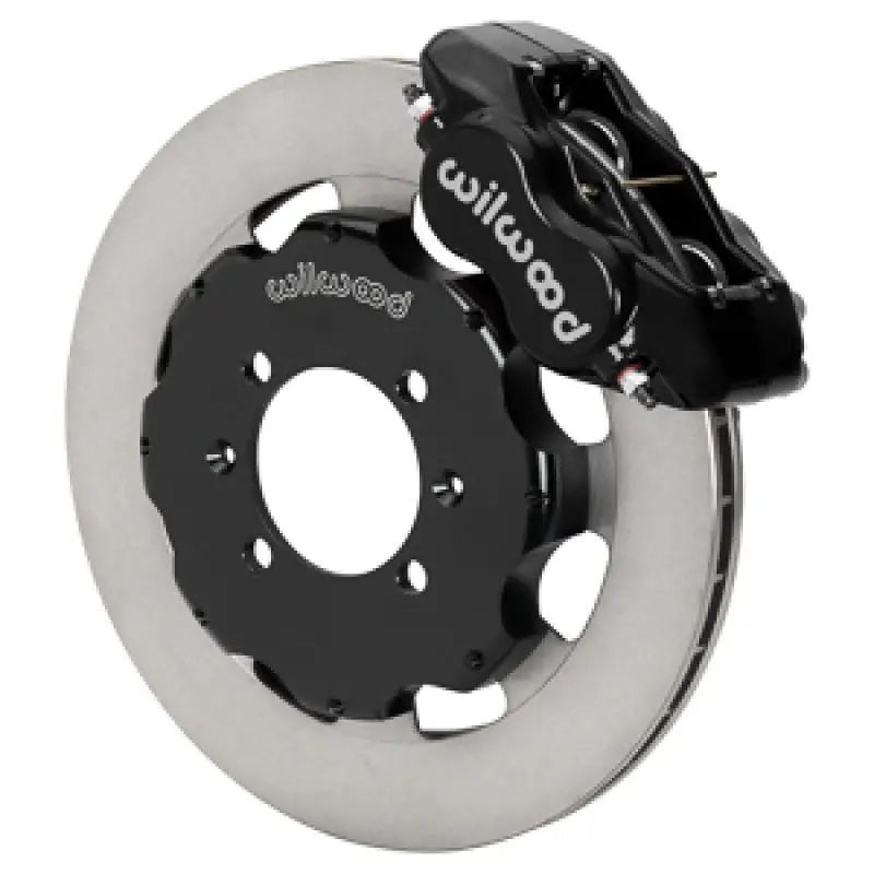 Wilwood Forged Dynalite Front Hat Kit - Black Caliper 11.75In Rotor 16+ Miata 1