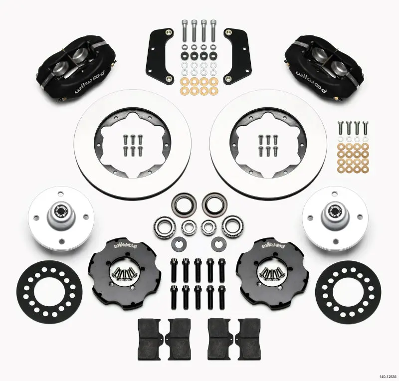 Wilwood Forged Dynalite Front Kit 10.75In 64-65 Mustang 6 Cylinder 4-Lug 1