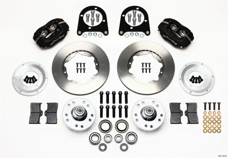 Wilwood Forged Dynalite Front Kit 11.00In 37-48 Ford Psgr. Car Spindle 1