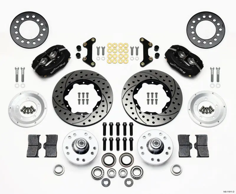 Wilwood Forged Dynalite Front Kit 11.00In Drilled 49-54 Chevy / 53-62 Corvette 1