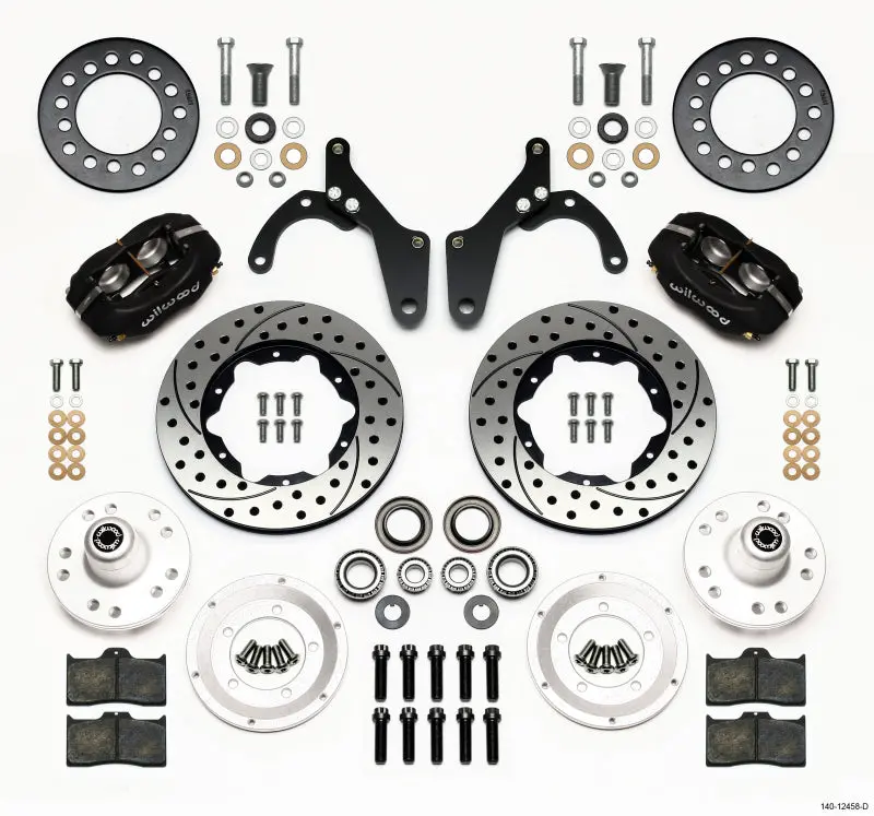 Wilwood Forged Dynalite Front Kit 11.00In Drilled 59-64 Chevy Impala / 63-64 Corvette 1