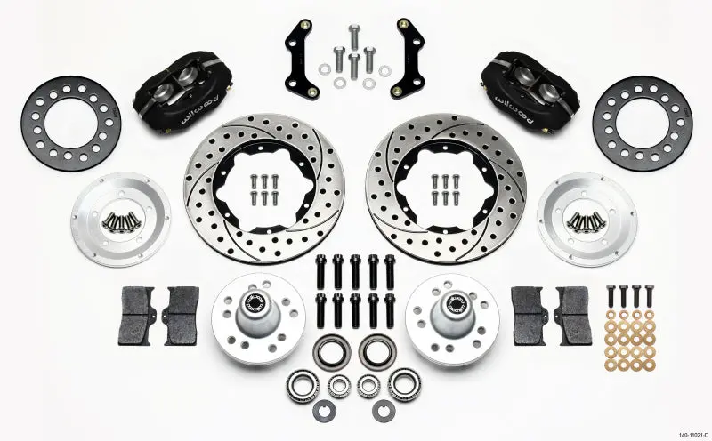Wilwood Forged Dynalite Front Kit 11.00In Drilled 70-72 Cdp B & E Body-Disc 1