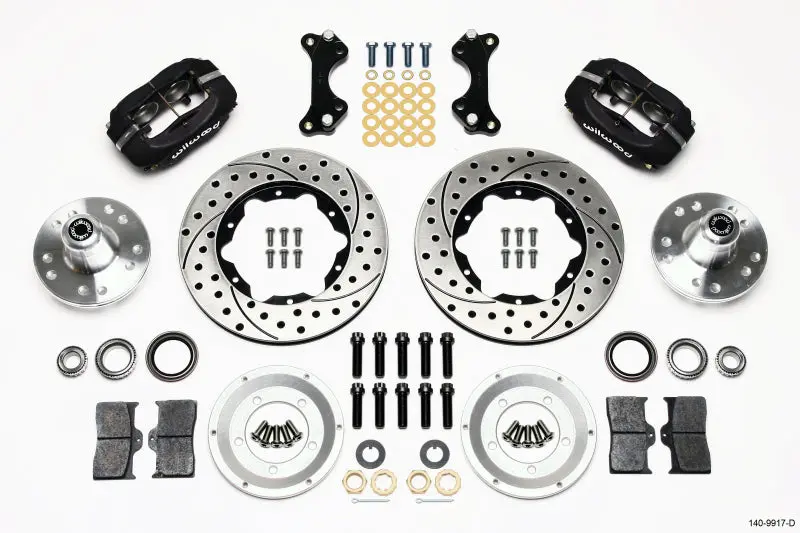 Wilwood Forged Dynalite Front Kit 11.00In Drilled Wwe Prospindle 1