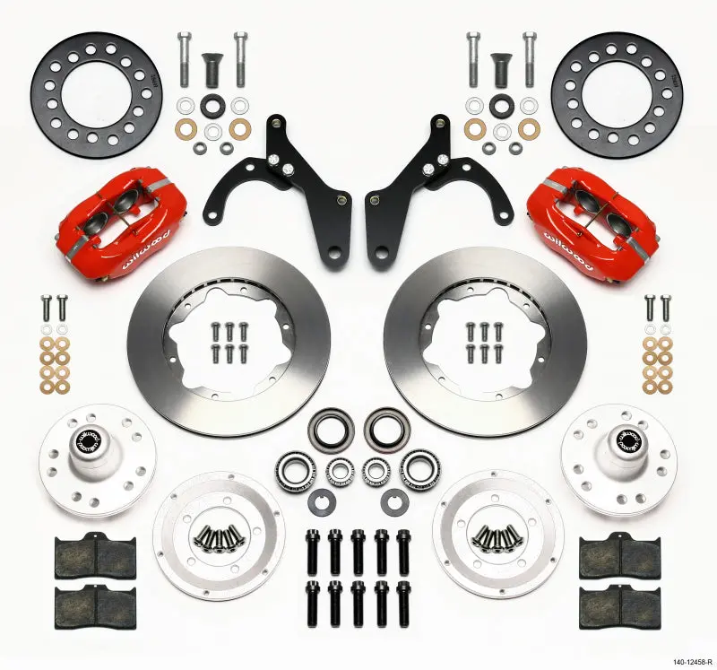 Wilwood Forged Dynalite Front Kit 11.00In Red 59-64 Chevy Impala / 63-64 Corvette 1