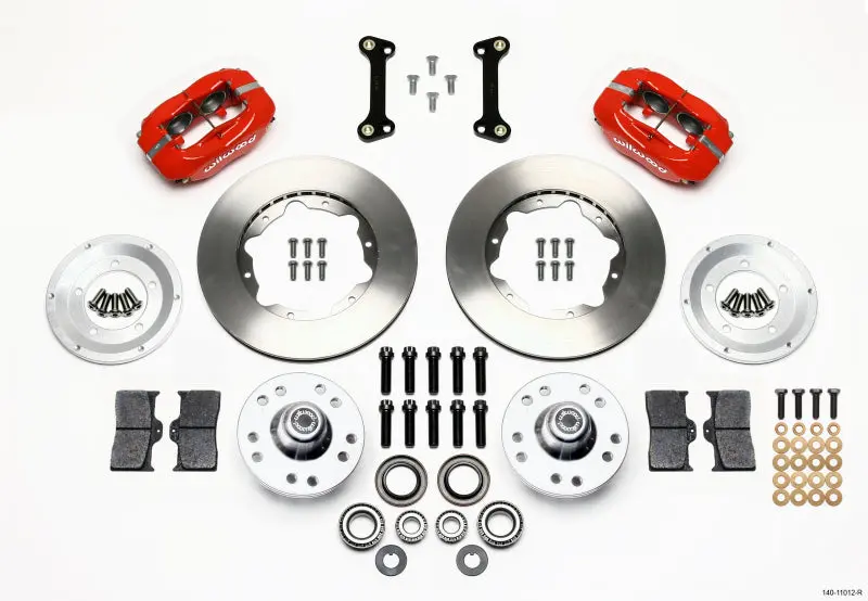 Wilwood Forged Dynalite Front Kit 11.00In Red 82-92 Camaro//Firebird 1