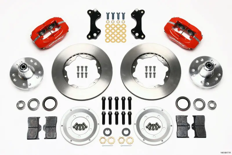Wilwood Forged Dynalite Front Kit 11.00In Red Wwe Prospindle 1
