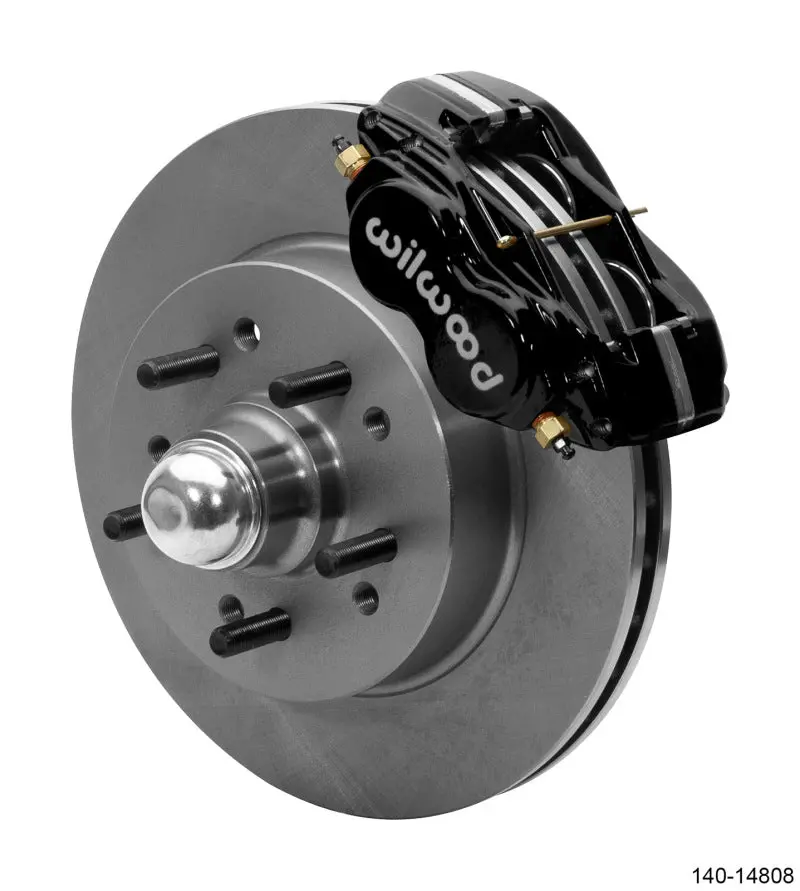 Wilwood Forged Dynalite Front Kit 11.5In 65-66 Chevrolet Impala W/ Factory Drum Spindle-Req 220-7699 1
