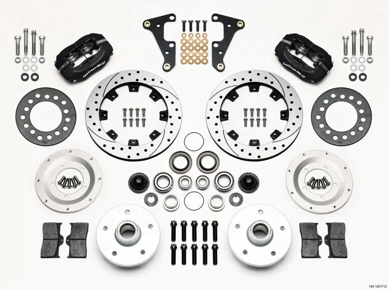 Wilwood Forged Dynalite Front Kit 11.75In Drilled 40-52 Oldsmobile 1