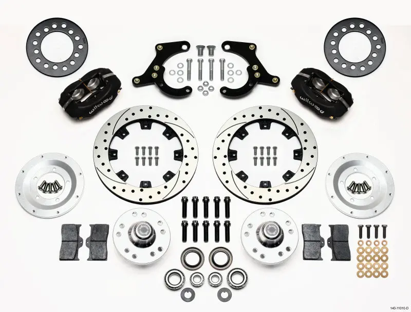 Wilwood Forged Dynalite Front Kit 11.75In Drilled 55-57 Chevy 1