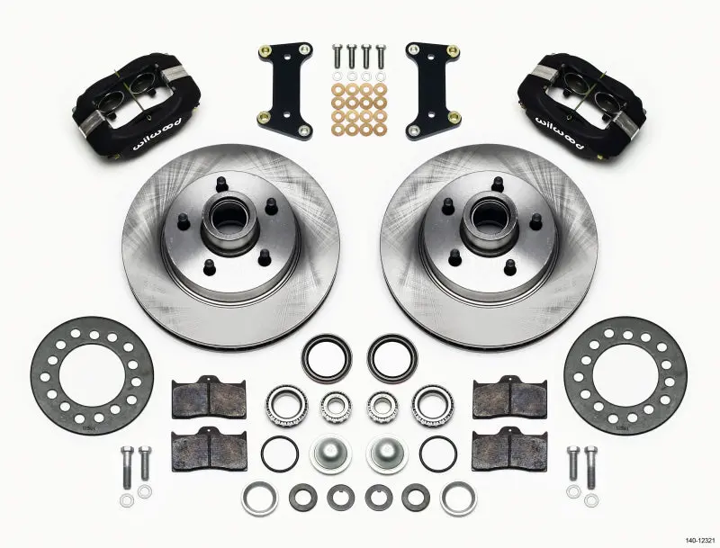 Wilwood Forged Dynalite Front Kit 11.88In 1 Pc Rotor&Hub Buick 1941-1956 1