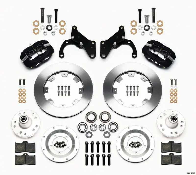 Wilwood Forged Dynalite Front Kit 12.19In 69-70 Impala Drum/Disc 69-82 Vette 1