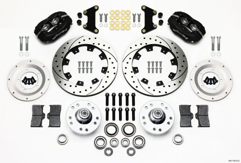 Wilwood Forged Dynalite Front Kit 12.19In Drilled 49-54 Chevy/53-62 Corvette (*Line Kit Needed*) 1