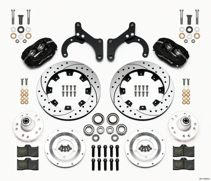 Wilwood Forged Dynalite Front Kit 12.19In Drilled 59-64 Chevy Impala / 63-64 Corvette 1