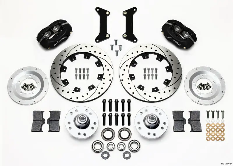 Wilwood Forged Dynalite Front Kit 12.19In Drilled 79-87 Gm G Body 1