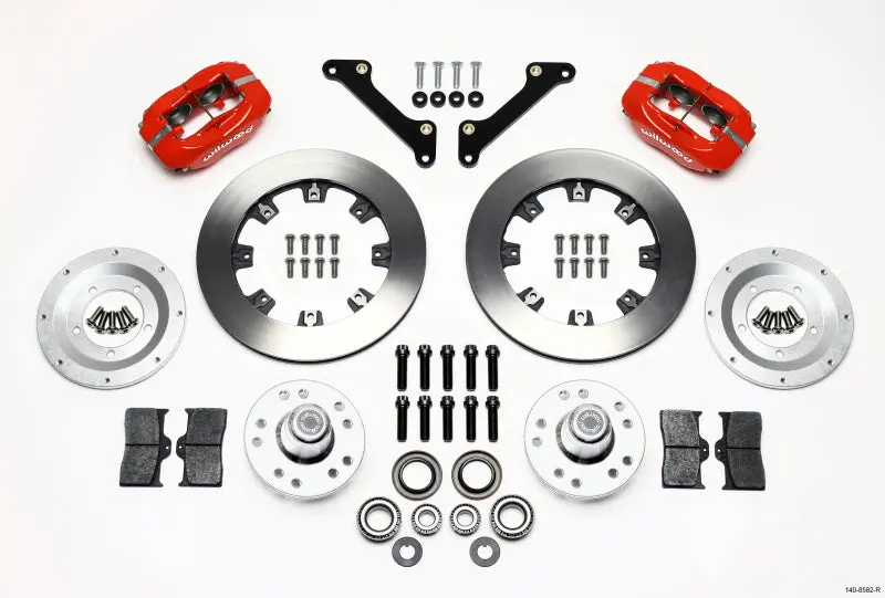 Wilwood Forged Dynalite Front Kit 12.19In Drilled Red 70-78 Camaro 1