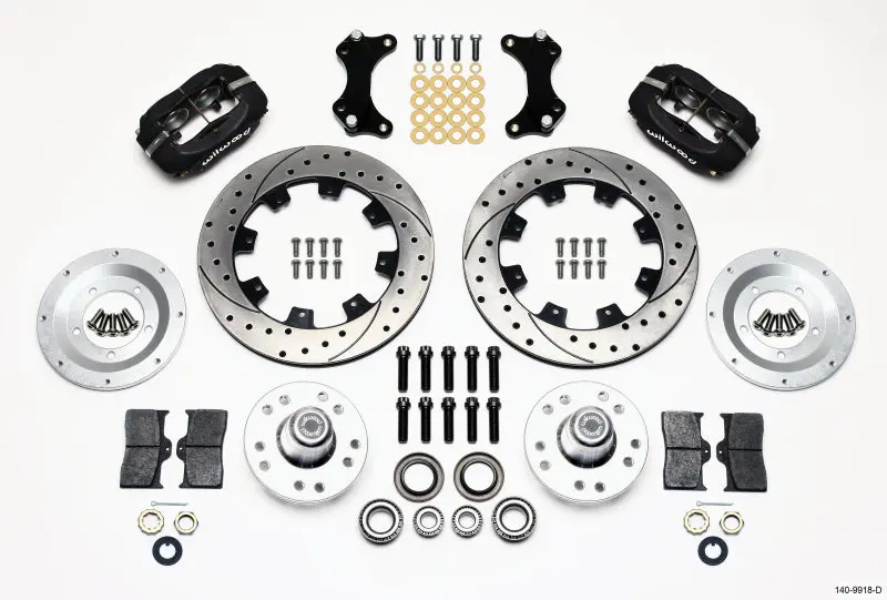 Wilwood Forged Dynalite Front Kit 12.19In Drilled Wwe Prospindle 1