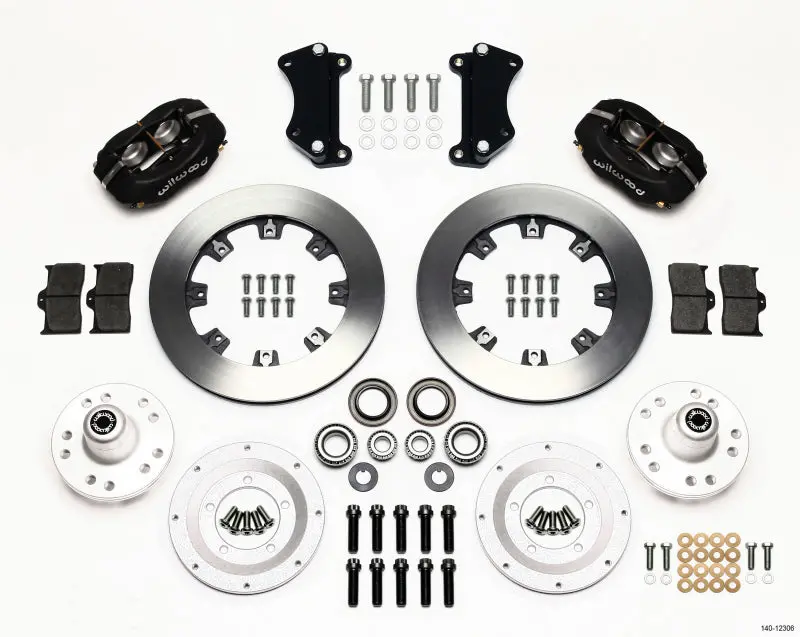 Wilwood Forged Dynalite Front Kit 12.19In Heidts Tri -5 2 Inch Drop Spindle 1