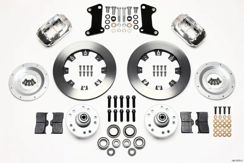 Wilwood Forged Dynalite Front Kit 12.19In Polished 67-69 Camaro 64-72 Nova Chevelle 1