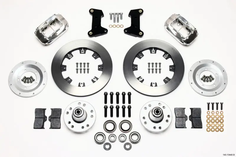 Wilwood Forged Dynalite Front Kit 12.19In Polished 74-80 Pinto/Mustang Ii Disc Spindle Only 1