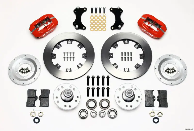 Wilwood Forged Dynalite Front Kit 12.19In Red Wwe Prospindle 1