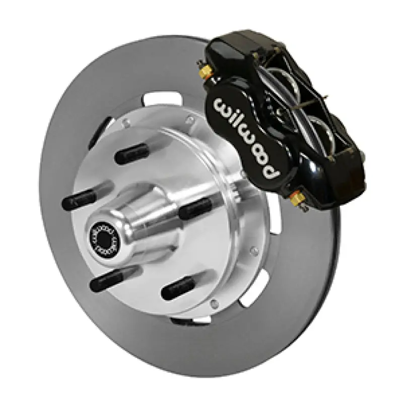 Wilwood Forged Dynalite Front Kit 19.00In Plain Rotor Black Wwe Prospindle (5X5.00In Hub) 1