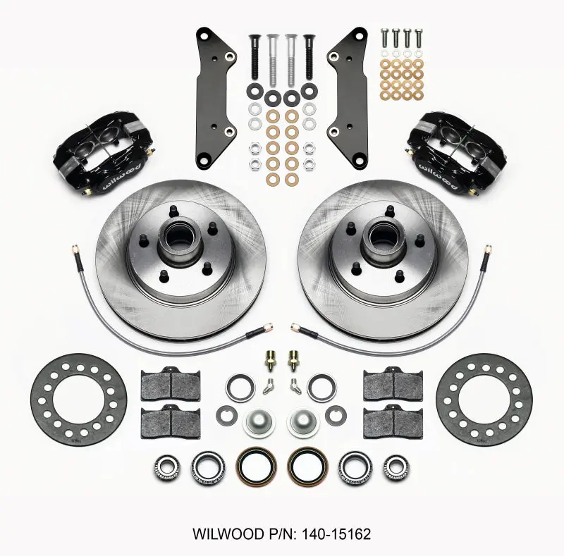 Wilwood Forged Dynalite-M Front Kit 11.88In 1 Pc Rotor&Hub Cadillac 1957-60 1