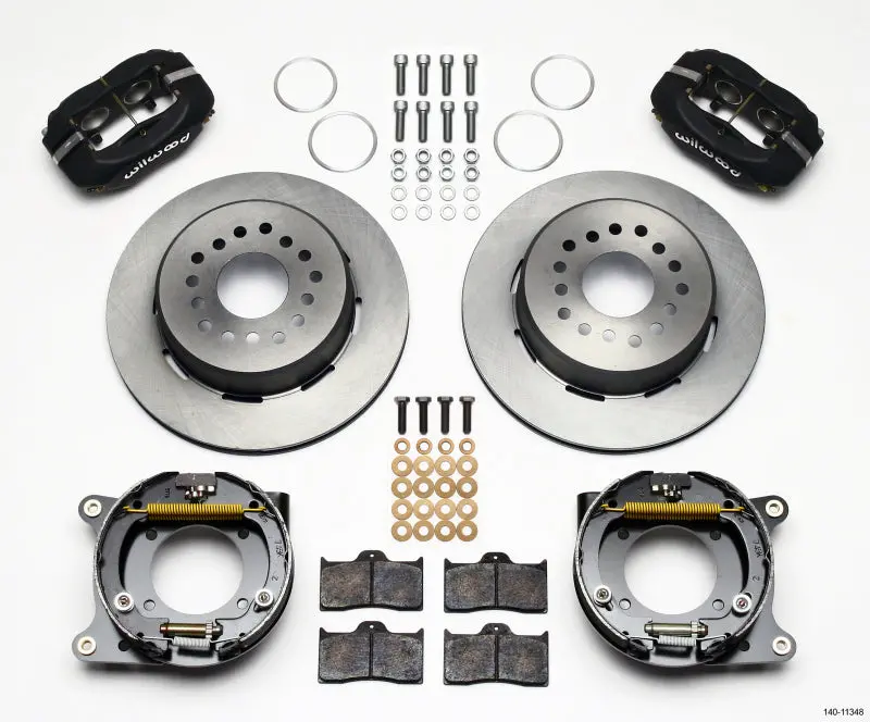 Wilwood Forged Dynalite P/S Park Brake Kit 55-57 Chevy 2.34In Offset 1