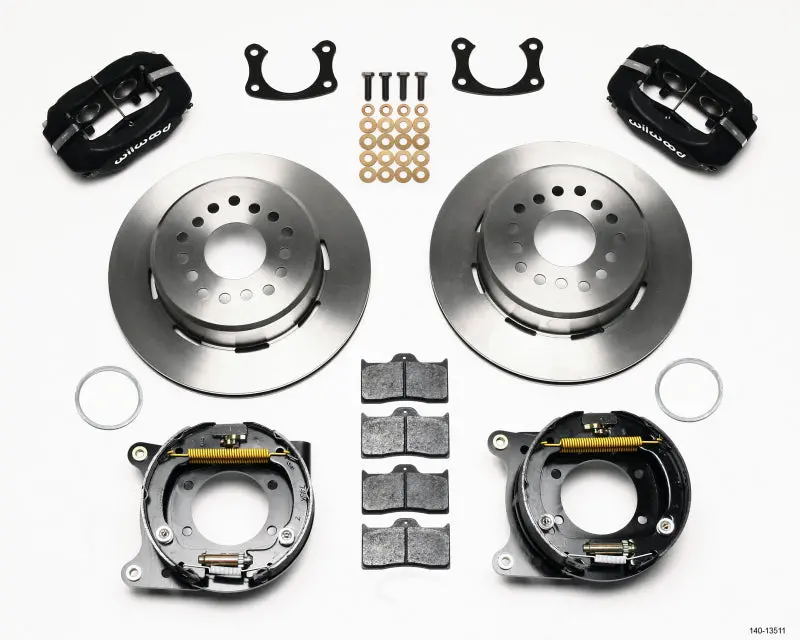 Wilwood Forged Dynalite P/S Park Brake Kit Bop Axle 2.75In Bearing 2.75 Offset 1