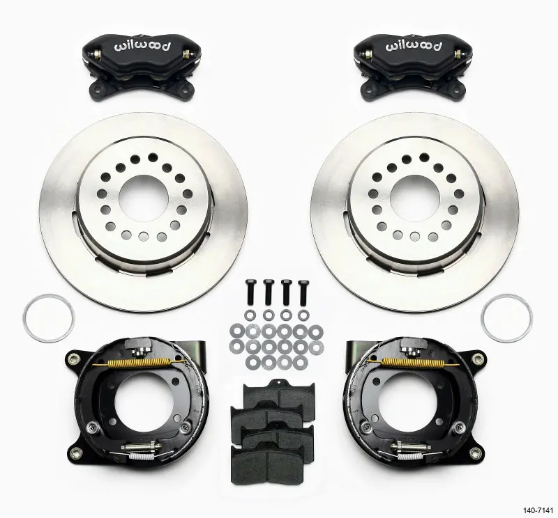 Wilwood Forged Dynalite P/S Park Brake Kit Chevy 12 Bolt W/ C-Clips 1