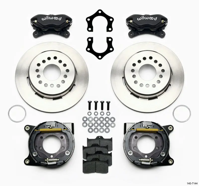 Wilwood Forged Dynalite P/S Park Brake Kit Mopar/Dana 2.36In Off W/Snap Ring Bearing 1