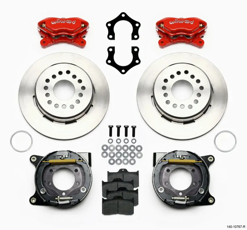 Wilwood Forged Dynalite P/S Park Brake Kit Mopar/Dana 2.50In Off W/Snap Ring Bearing 1