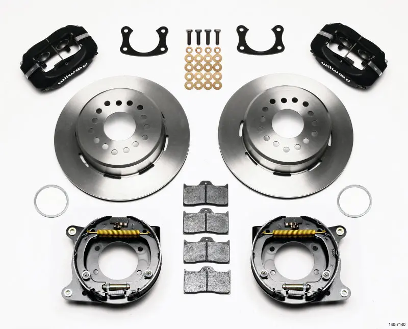 Wilwood Forged Dynalite P/S Park Brake Kit New Big Ford 2.50In Offset 1