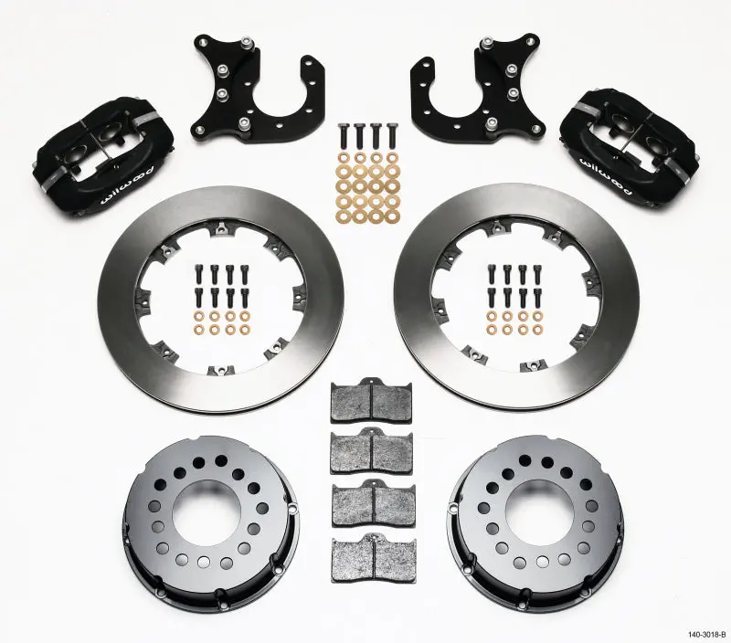 Wilwood Forged Dynalite P/S Rear Kit Ford 8.8 W/2.5In Offset-5 Lug 1