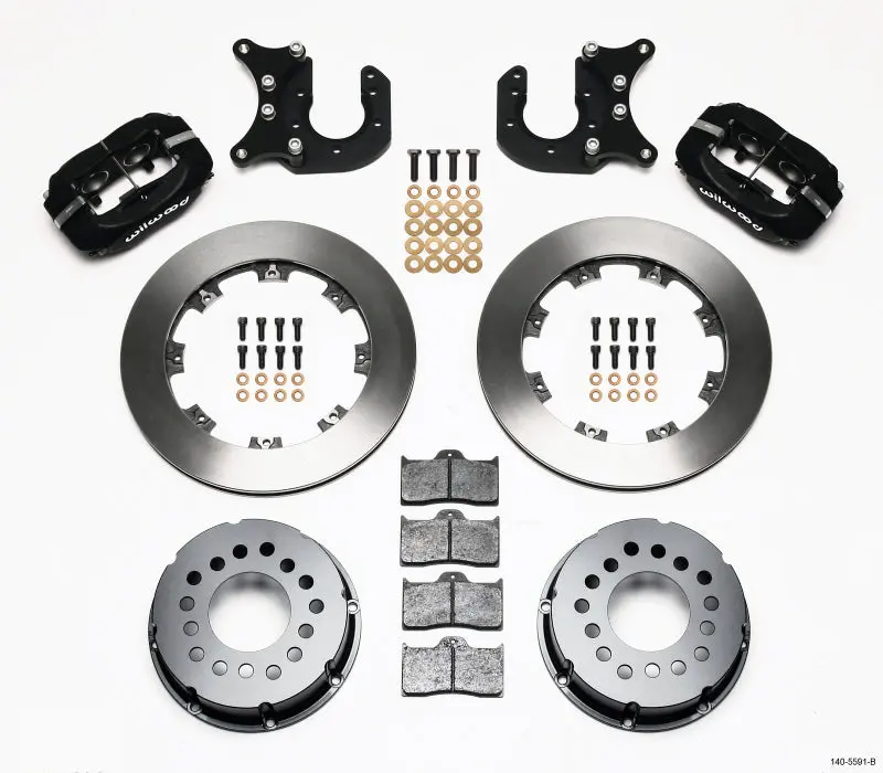 Wilwood Forged Dynalite P/S Rear Kit Mopar/Dana 2.36In Off W/Snap Ring Bearing 1