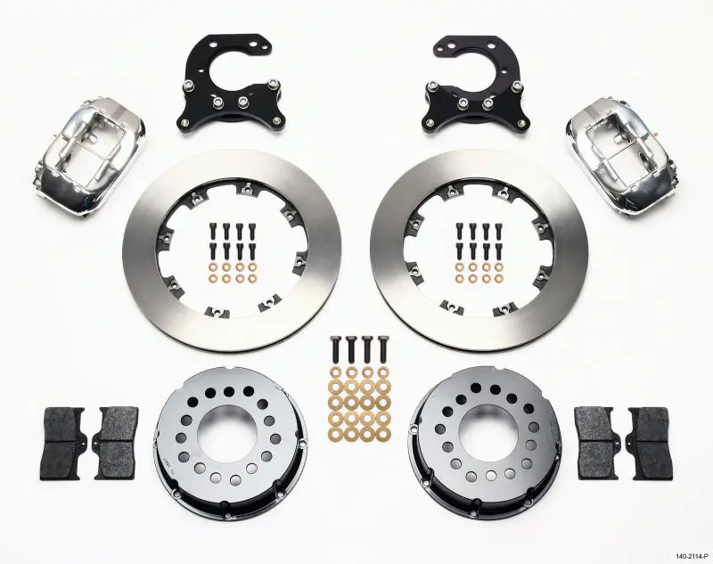 Wilwood Forged Dynalite P/S Rear Kit Polished Big Ford 2.54In Offset 1