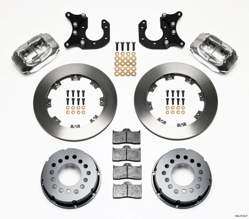 Wilwood Forged Dynalite P/S Rear Kit Polished New Big Ford 2.50In Offset 1