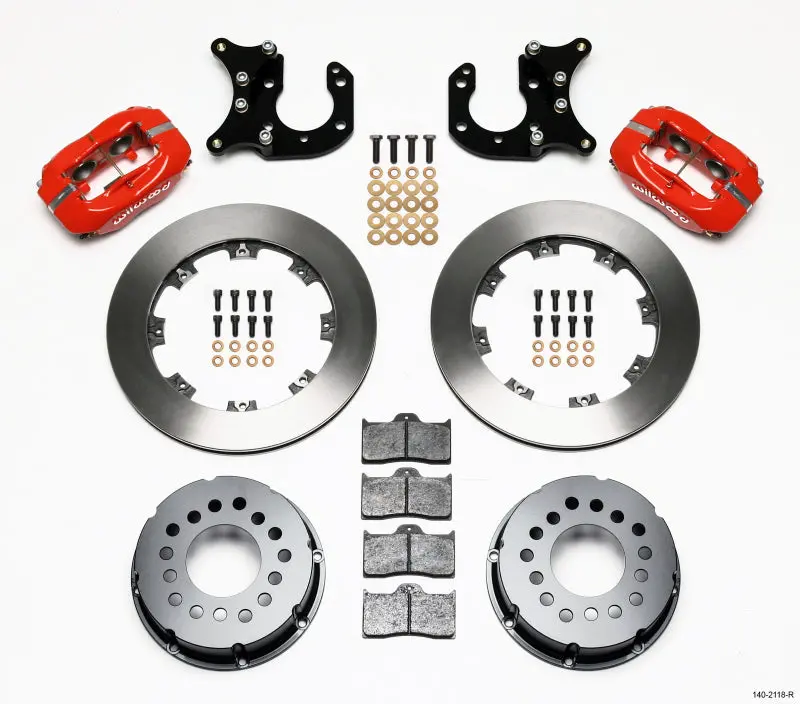 Wilwood Forged Dynalite P/S Rear Kit Red Big Ford 2.36In Offset 1