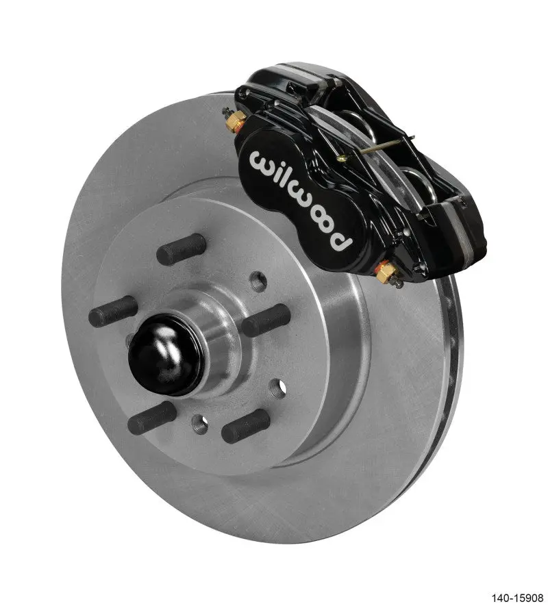 Wilwood Forged Dynalite Pro Front Kit 11.00In One Piece Hp Hub And Rotor - Black 1