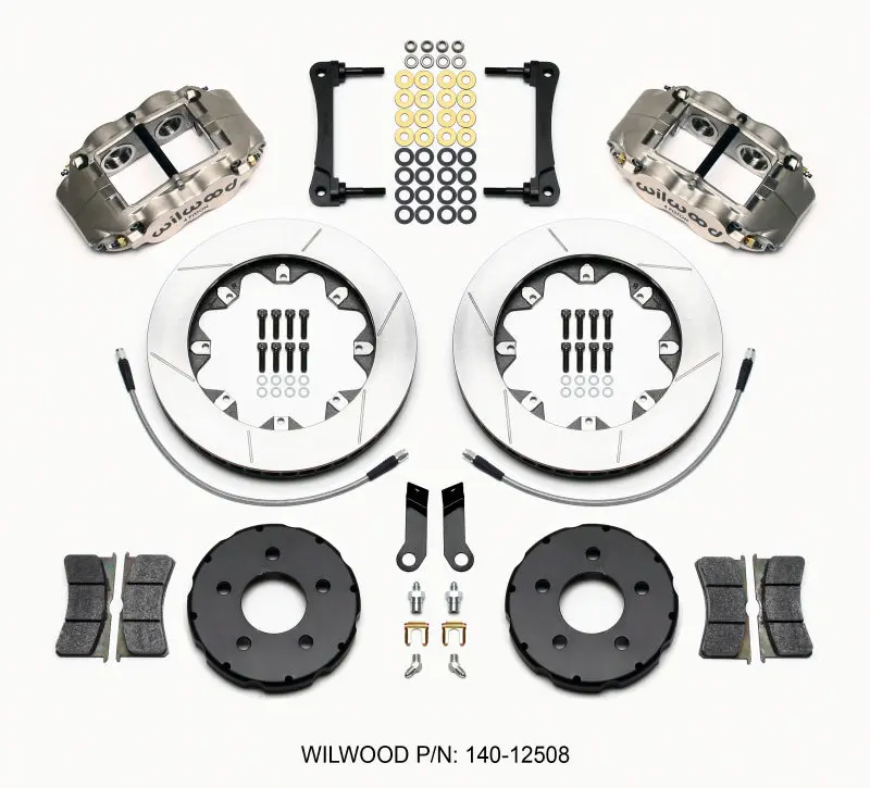 Wilwood Forged Superlite 4R St Bb Front Kit Road Race 2005-2014 Mustang 1