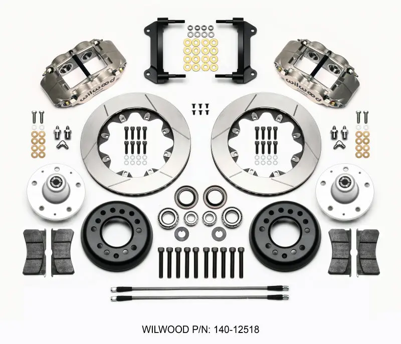 Wilwood Forged Superlite 4R St Bb Front Kit Road Race 82-92 Camaro//Firebird 1