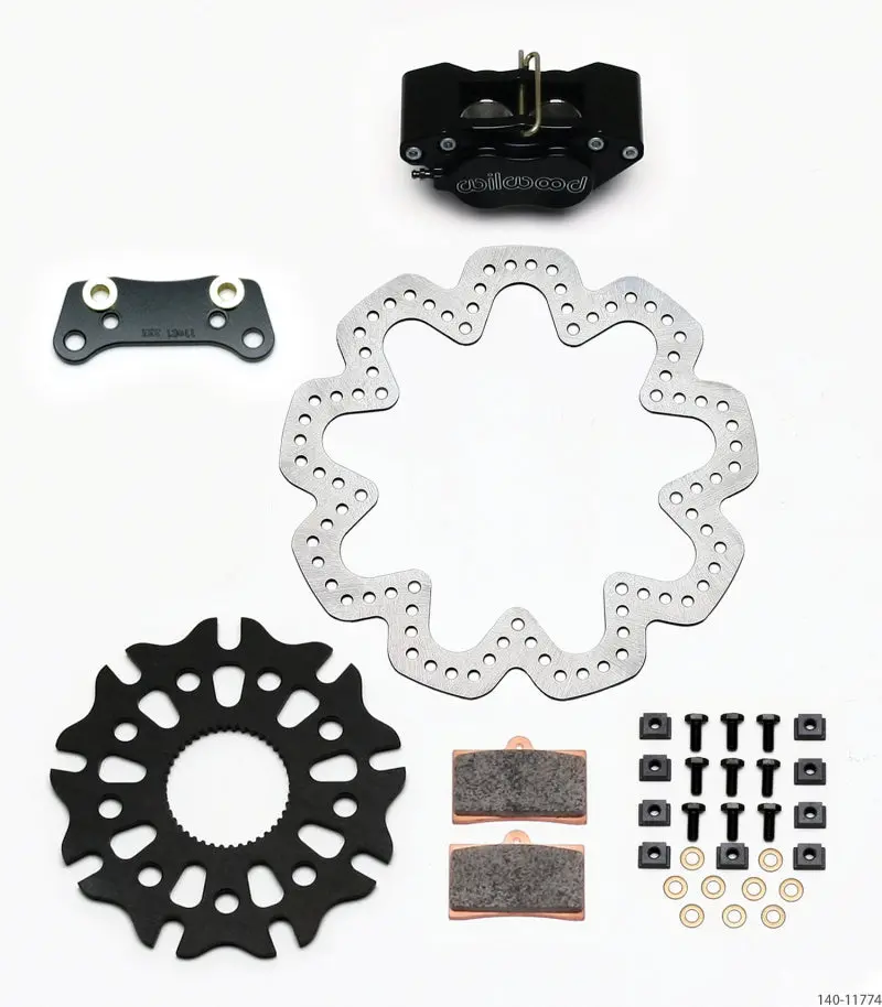 Wilwood Gp320 Right Rear Kit Sa Rotor 10.50In Superalloy Solid Rotor 1