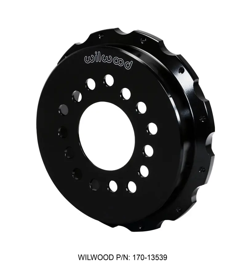 Wilwood Hat-Park Brake 1.54In Offset - Aluminum Multi-5 Lug - 12 On 8.75In 1