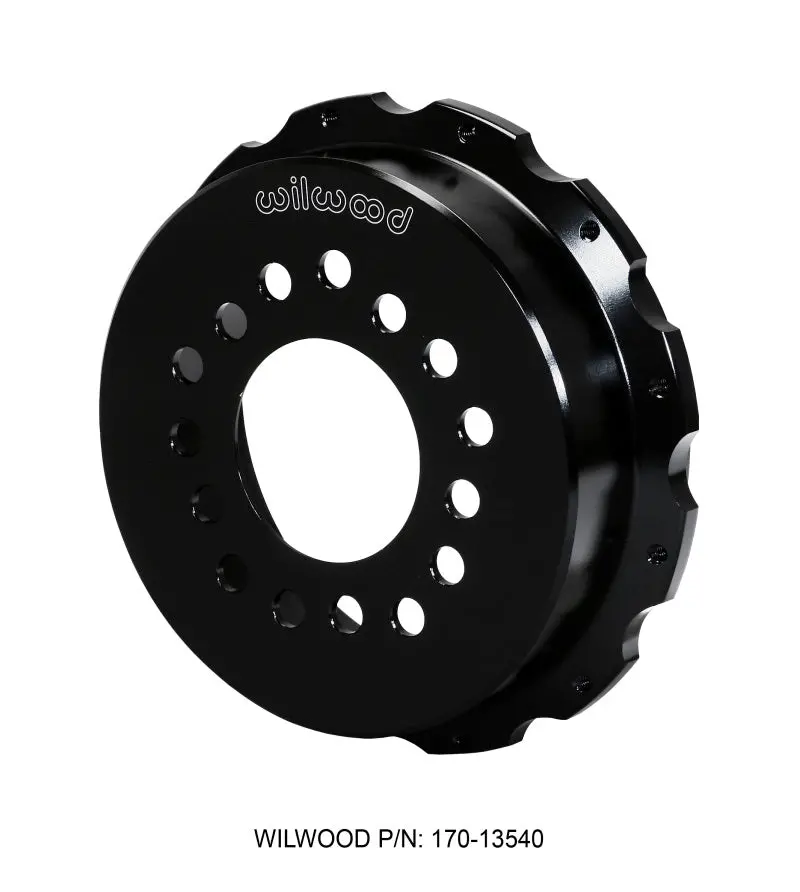 Wilwood Hat-Park Brake 1.95In Offset - Aluminum Multi-5 Lug - 12 On 8.75In 1
