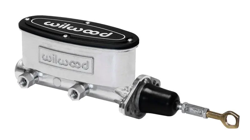 Wilwood High Volume Tandem M/C - 7/8In Bore Ball Burnished-W/Pushrod - Early Mustang 1