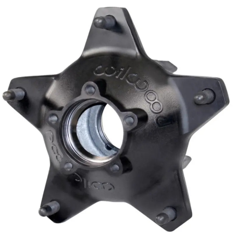 Wilwood Hub-Starlite 55 Rear - Standard Offset 5/8 C Studs-Drilled-Black 1